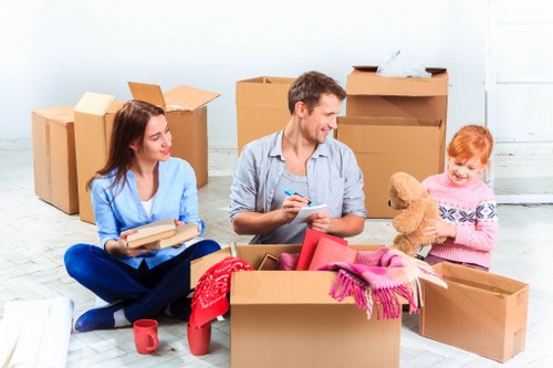 Pre-move risk assessment being carried out in a Hounslow property