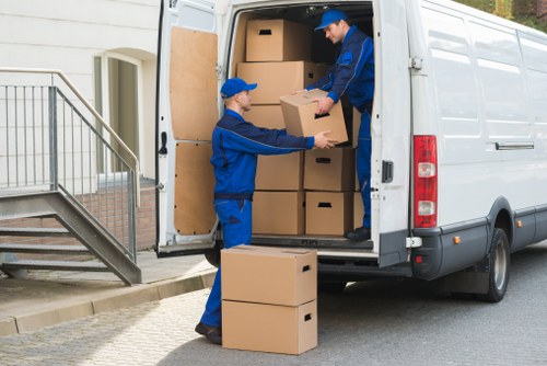 Local moving team navigating access and parking in Hounslow