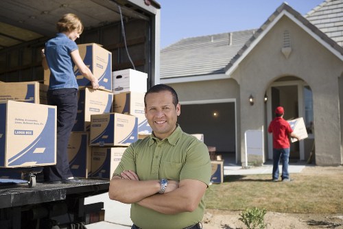 Customer completing a Hounslow removals payment through a secure online system