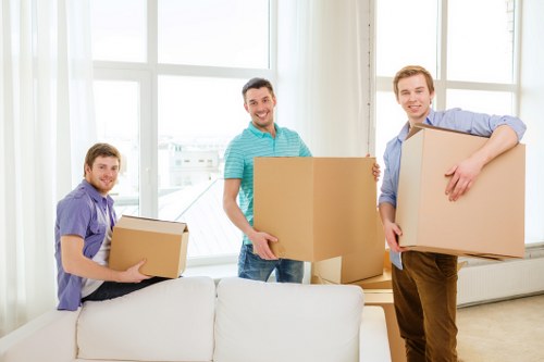 Checklist and moving supplies for a Hounslow home move